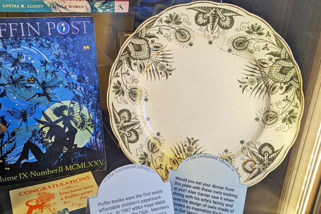 A ceramic plate.