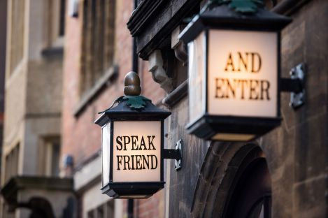 Speak Friend and Enter Story Museum Entrance