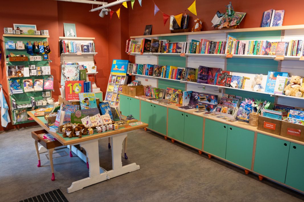 Bookshelves in our shop