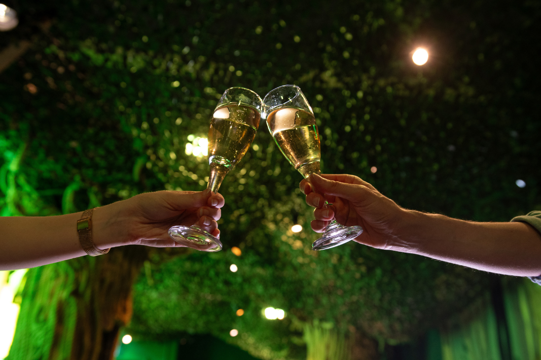 Champagne glasses