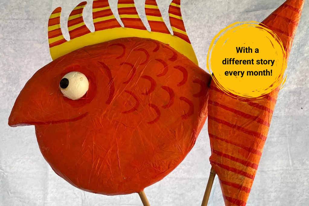 Fish puppet